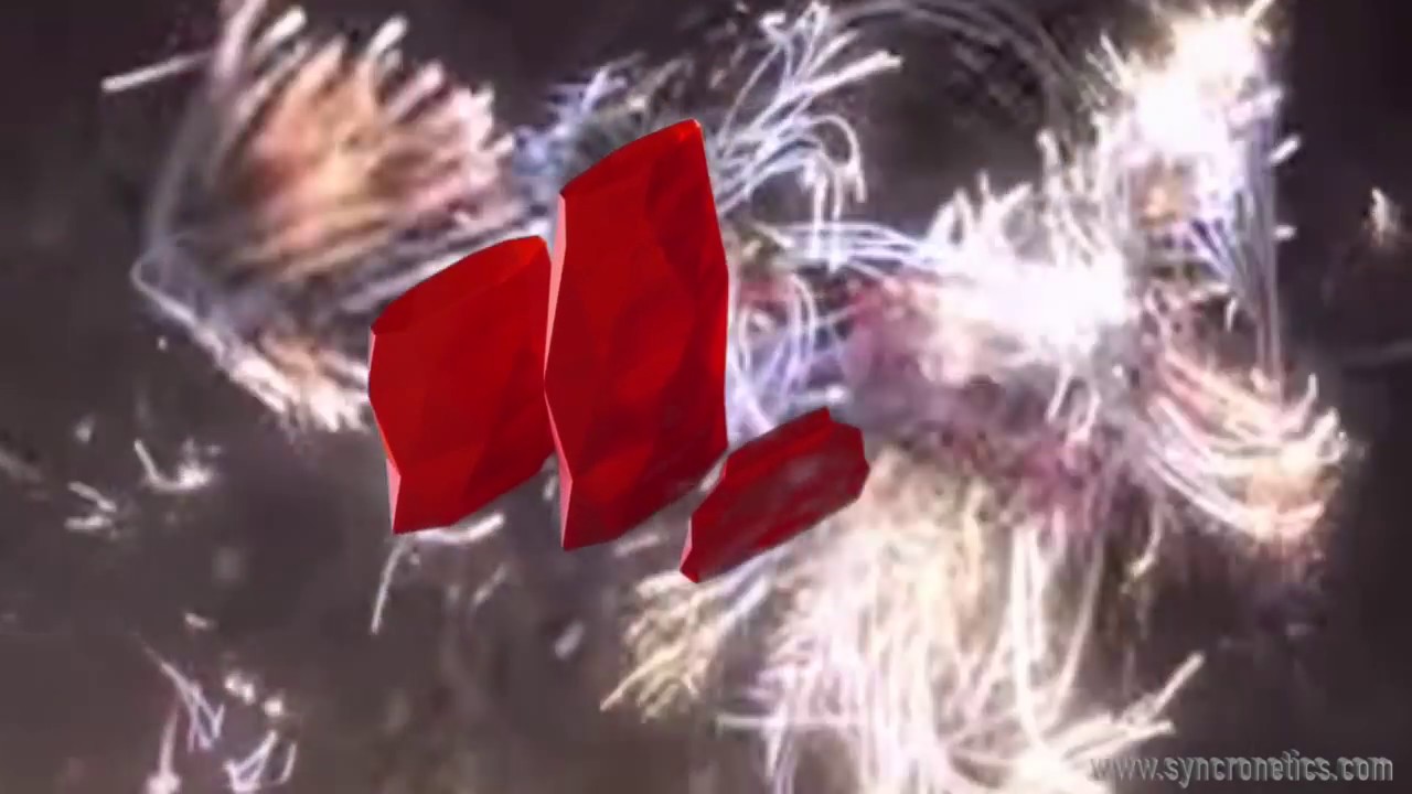 Red Glass Vase 3D