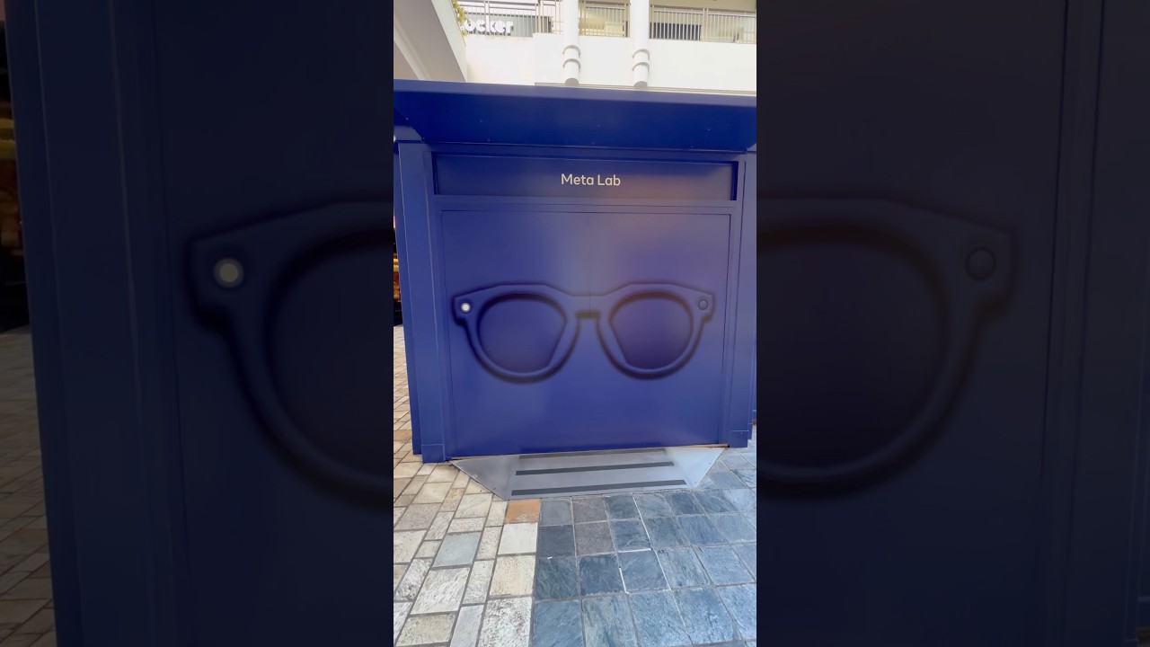 Meta Lab Kiosk in Hawaii. We love our Gen1 Meta Glasses. Checking on Gen2s.  