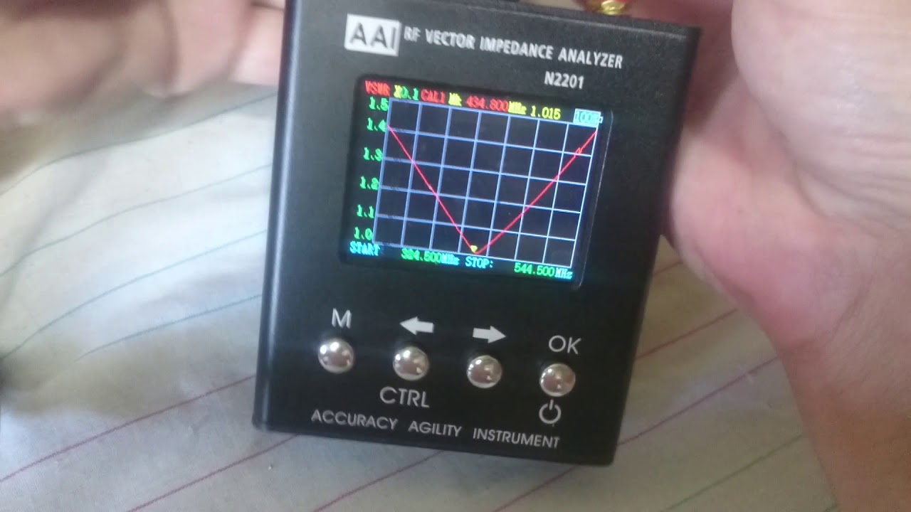 VECTOR IMPEDANCE ANALYZER N2201 и сплитер на 2 антенны