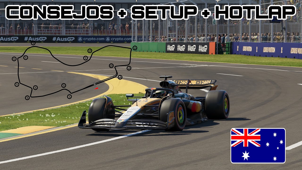 GUÍA COMO IR RÁPIDO EN AUSTRALIA EN F1 25 