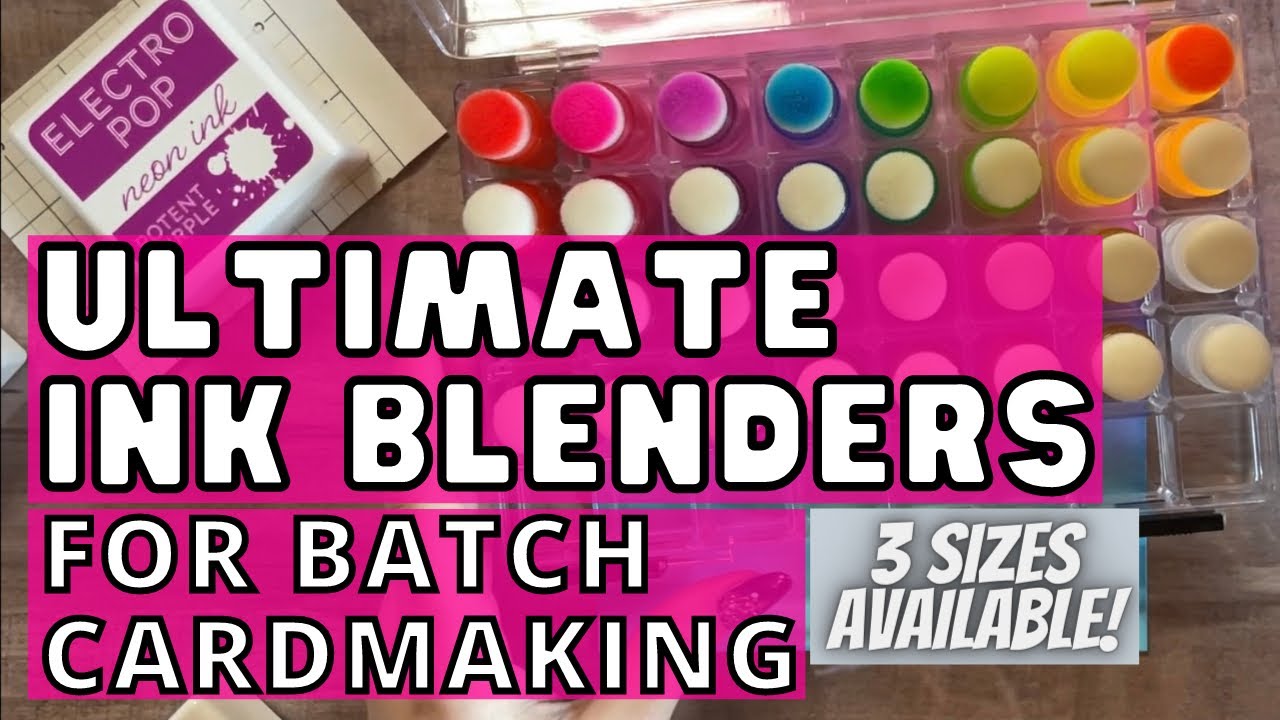 INK BLENDERS FOR CRAZY FAST BATCH CARD MAKING! 😱 MUST SEE - DEMO & REVIEW!  NO MORE TIRED HANDS!
