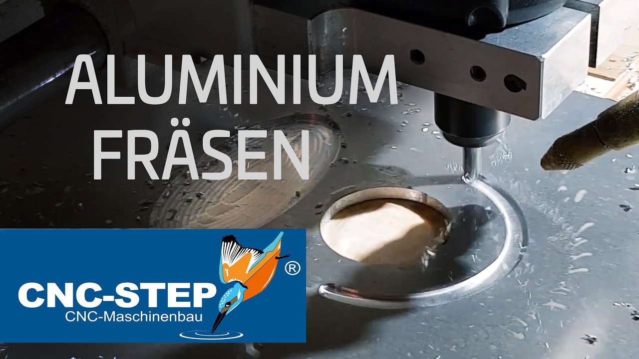 CNC-STEP | Aluminium fräsen mit der High-Z CNC Fräse