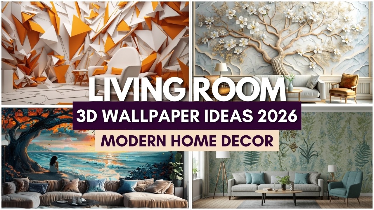 Transform Your Living Room in 2026 with These STUNNING Wallpaper Trends!
