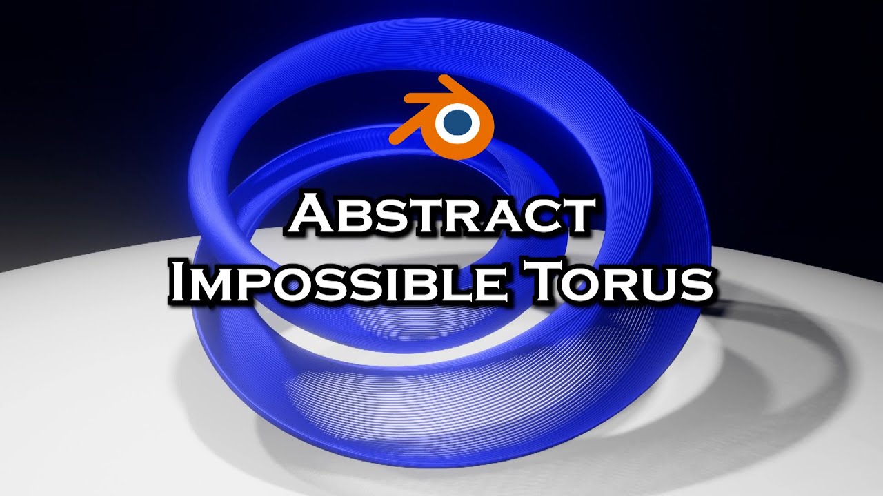 Abstract Torus Knots Loop - Blender Tutorial