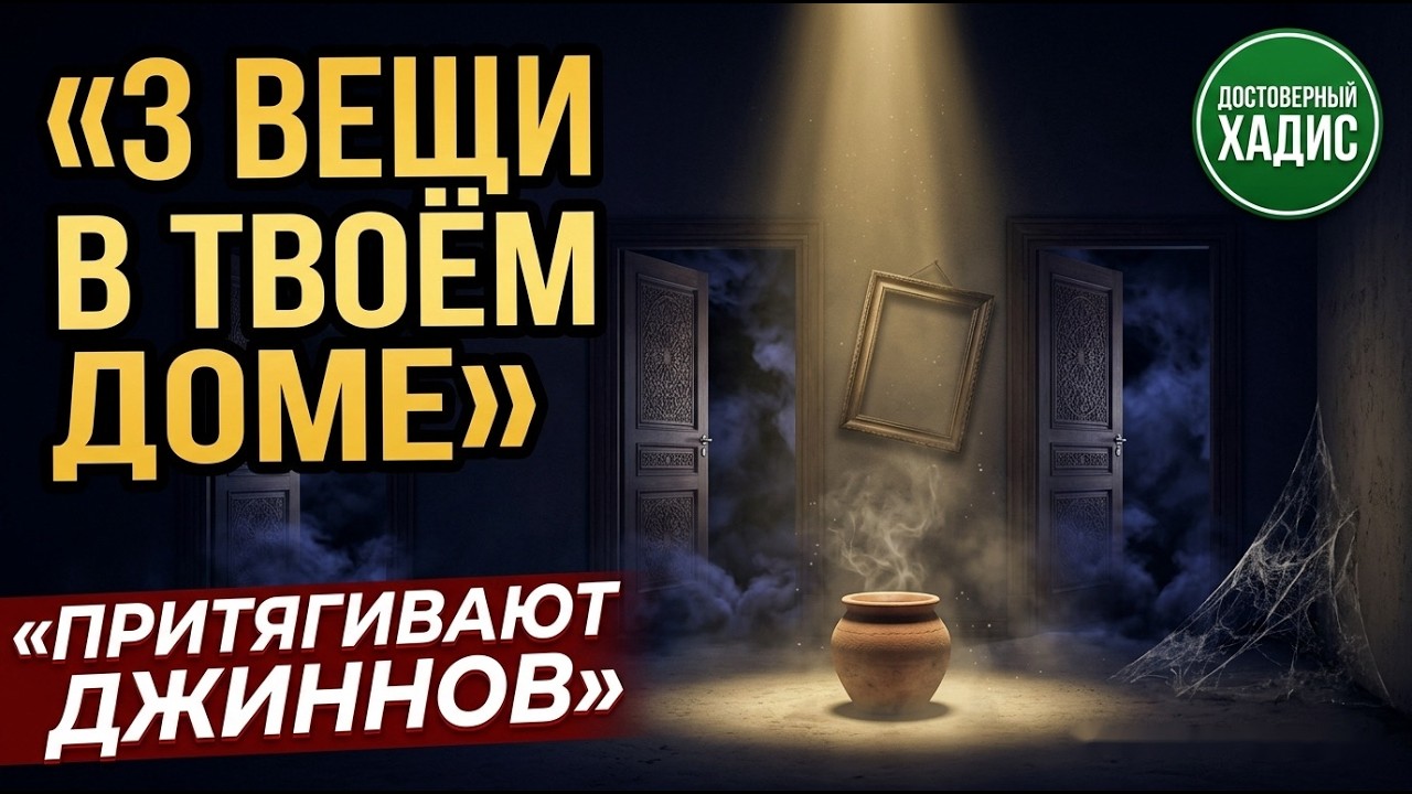 3 вещи в твоём доме, которые ПРИТЯГИВАЮТ джиннов и бедность (Достоверный хадис)