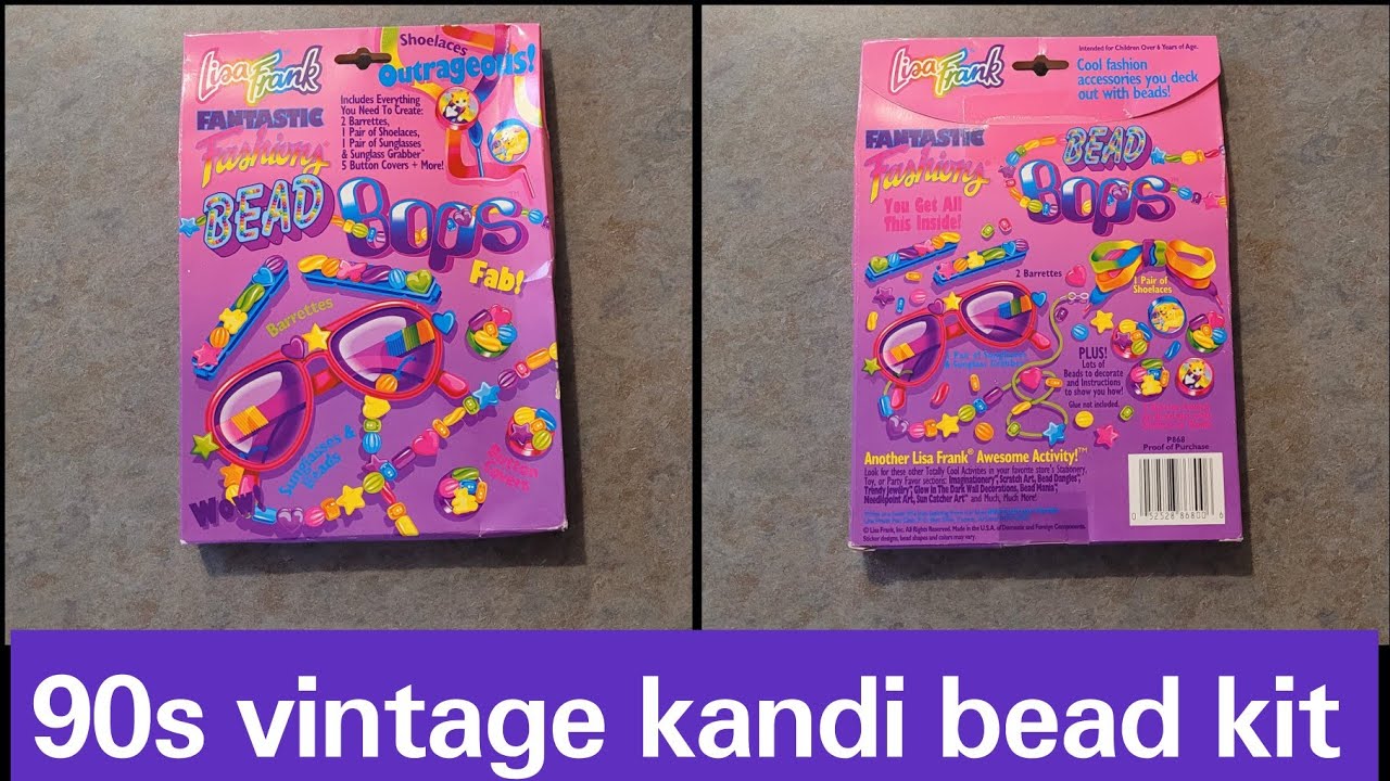 90s vintage kandi bead kit