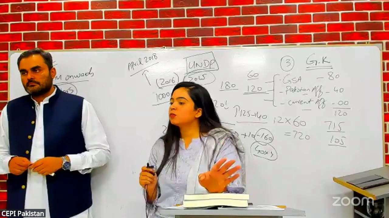CSS Current and Pakistan Affairs | High Scoring Techniques with Sir Moazzam Khan Lodhi