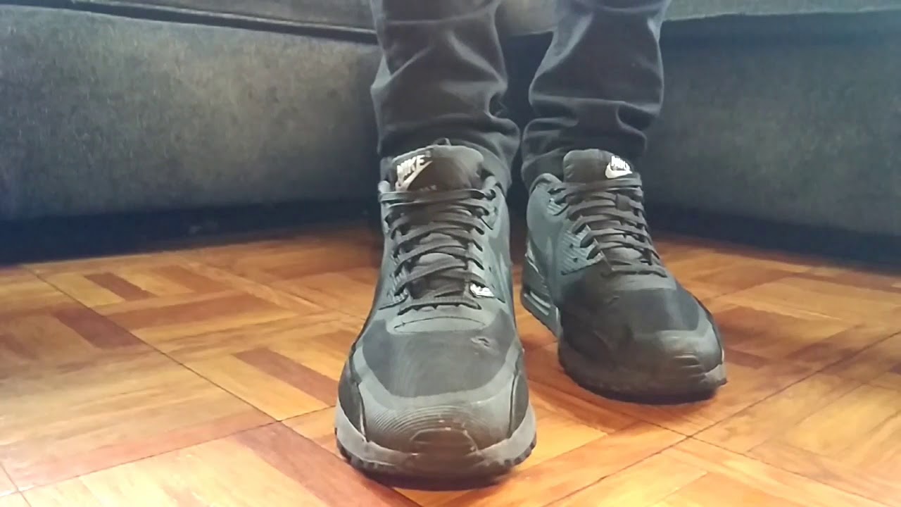 Nike Air Max 90 black SLOW MOTION super skinny black jeans