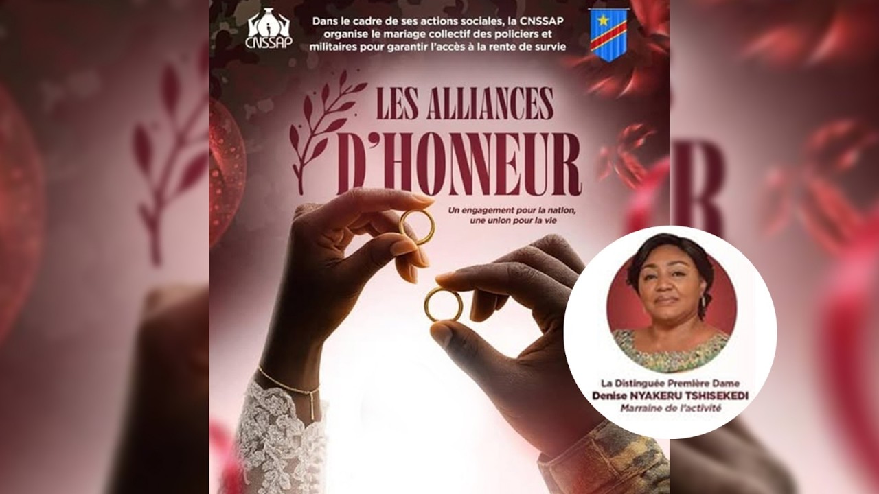 LES ALLIANCES D'HONNEUR MARIAGE COLLECTIF DES POLICIERS ET MILITAIRES