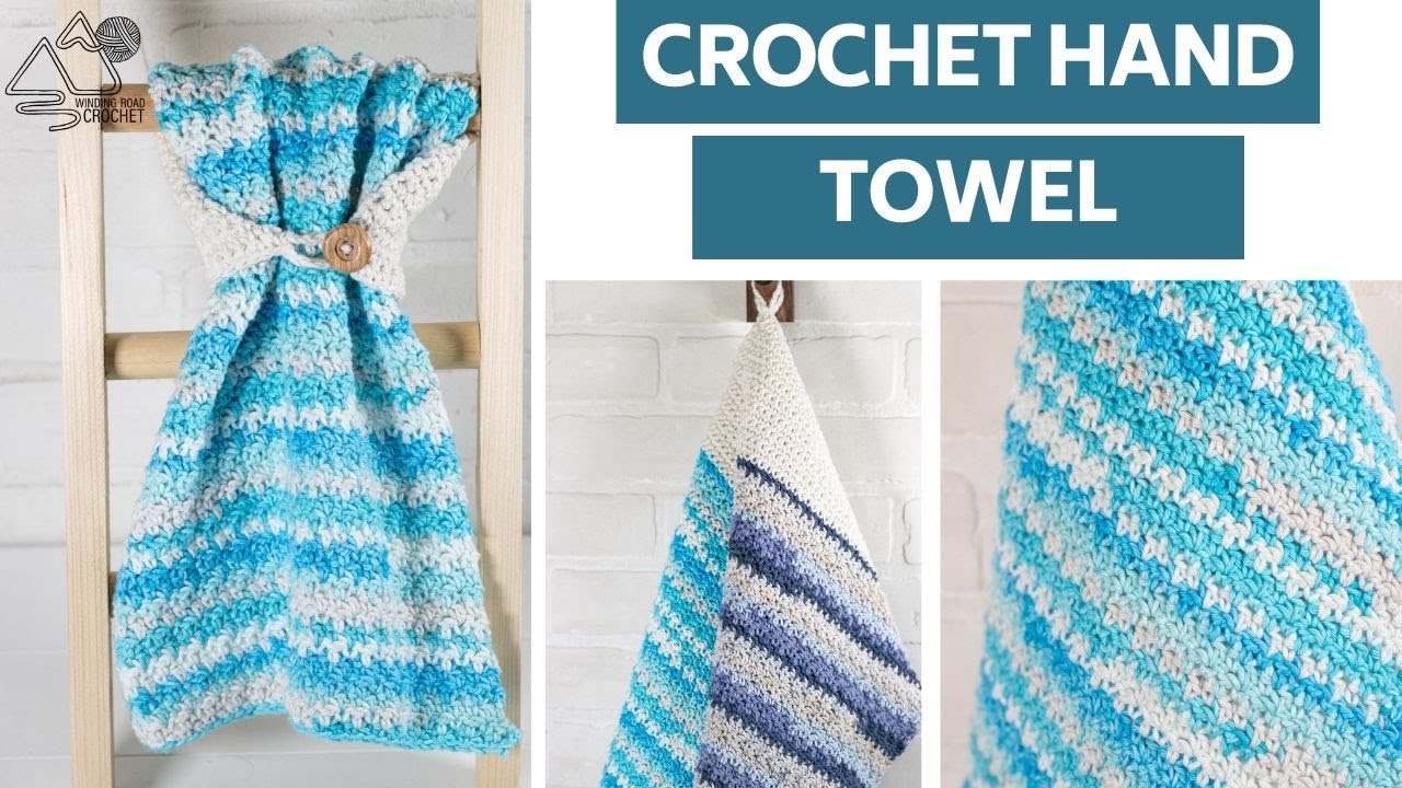 CROCHET: Easy Crochet Kitchen Towel, Step by Step Tutorial, Easy Crochet Pattern