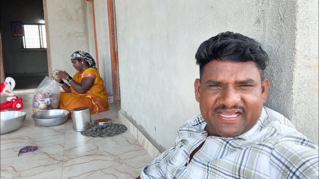 पुजा ताईला खोबर खायला मागितला तर दिल नाही आबाला पाचशे रु मागूस्तर लगेच पाठवले बेत 😭#गावठीनिलेशपुनम 