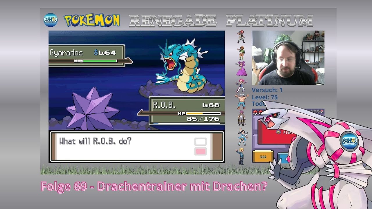 Pokemon Renegade Platinum Nuzlocke Challenge #69 Drachentrainer mit Drachen?