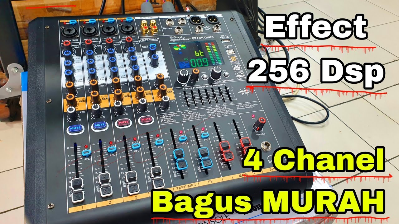 Mixer Power Lebih Simpel & Praktis - Review Mixer Power Black Spider ER4