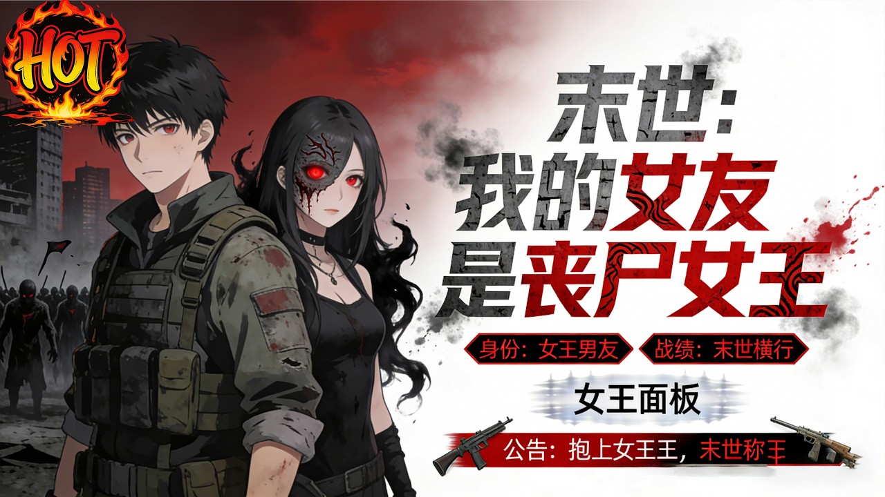 ✨【强推】《末世：我的女友是丧尸女王》第1~78集大学生林墨穿越丧尸末世，绑定恋爱攻略系统，为完成任务亲吻S级女丧尸零号并与之绑定#穿越 #末世 #异能 ##动态漫画# 漫野推文