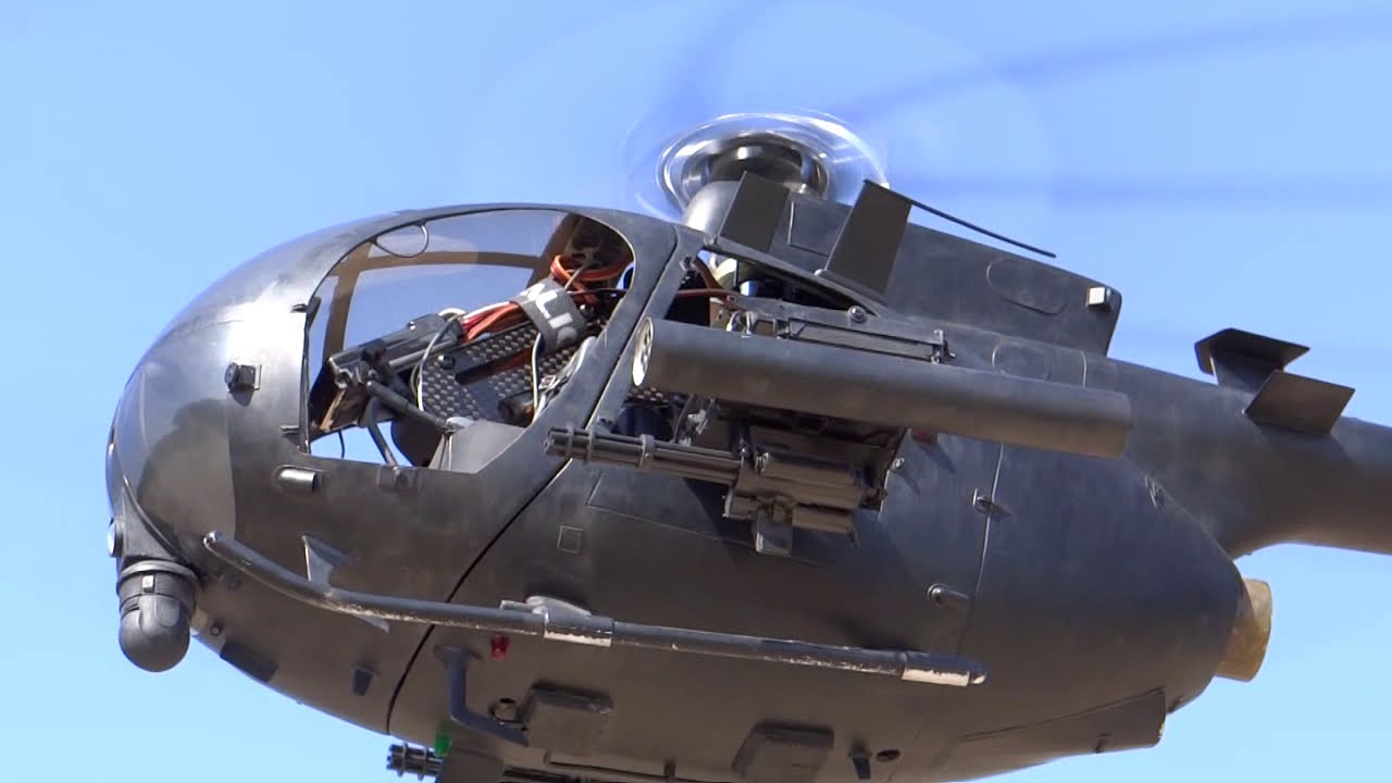 160th SOAR AH-6 Killer Egg 450size  Full Custom Scale Heli CGY750 Filgh Test