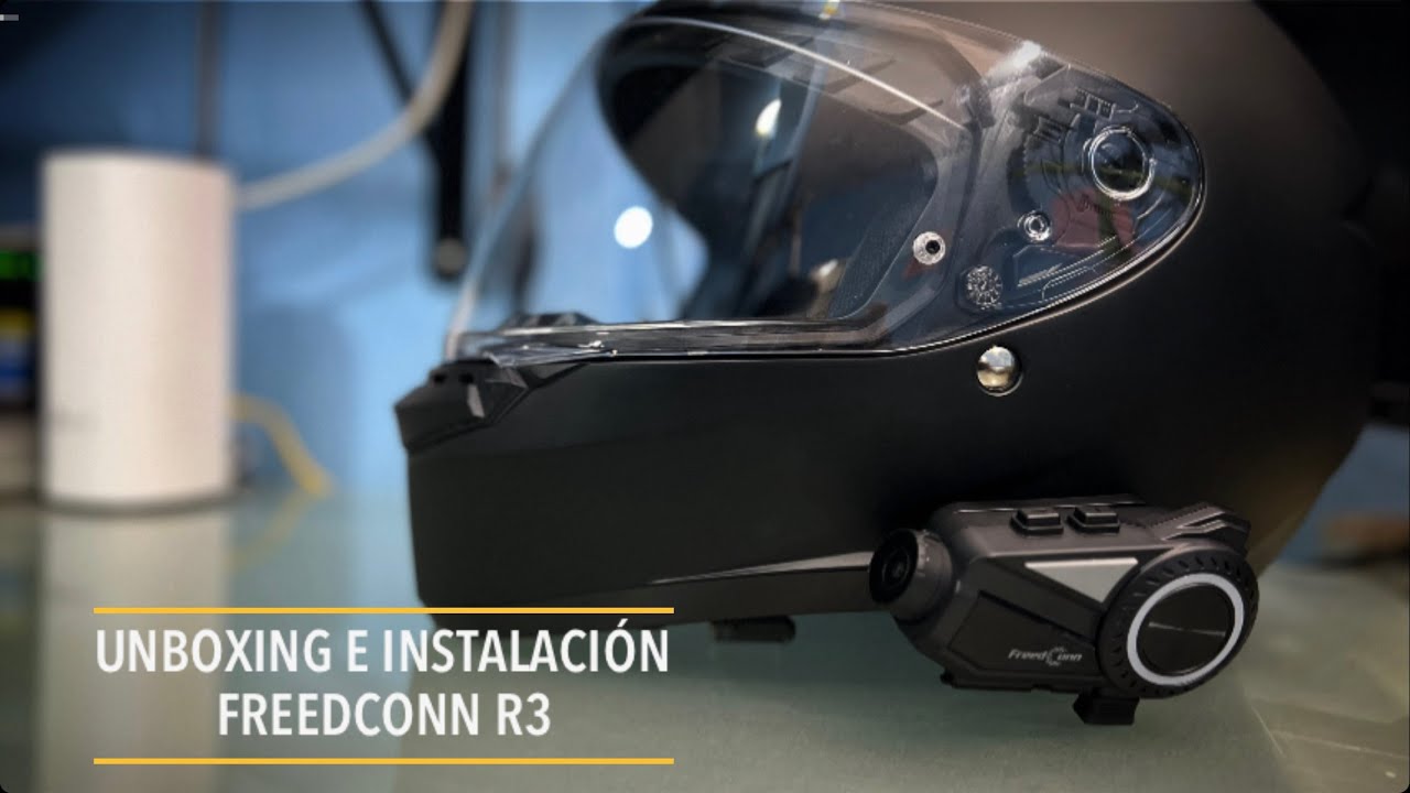 Unboxing e instalación del intercomunicador Freedconn R3