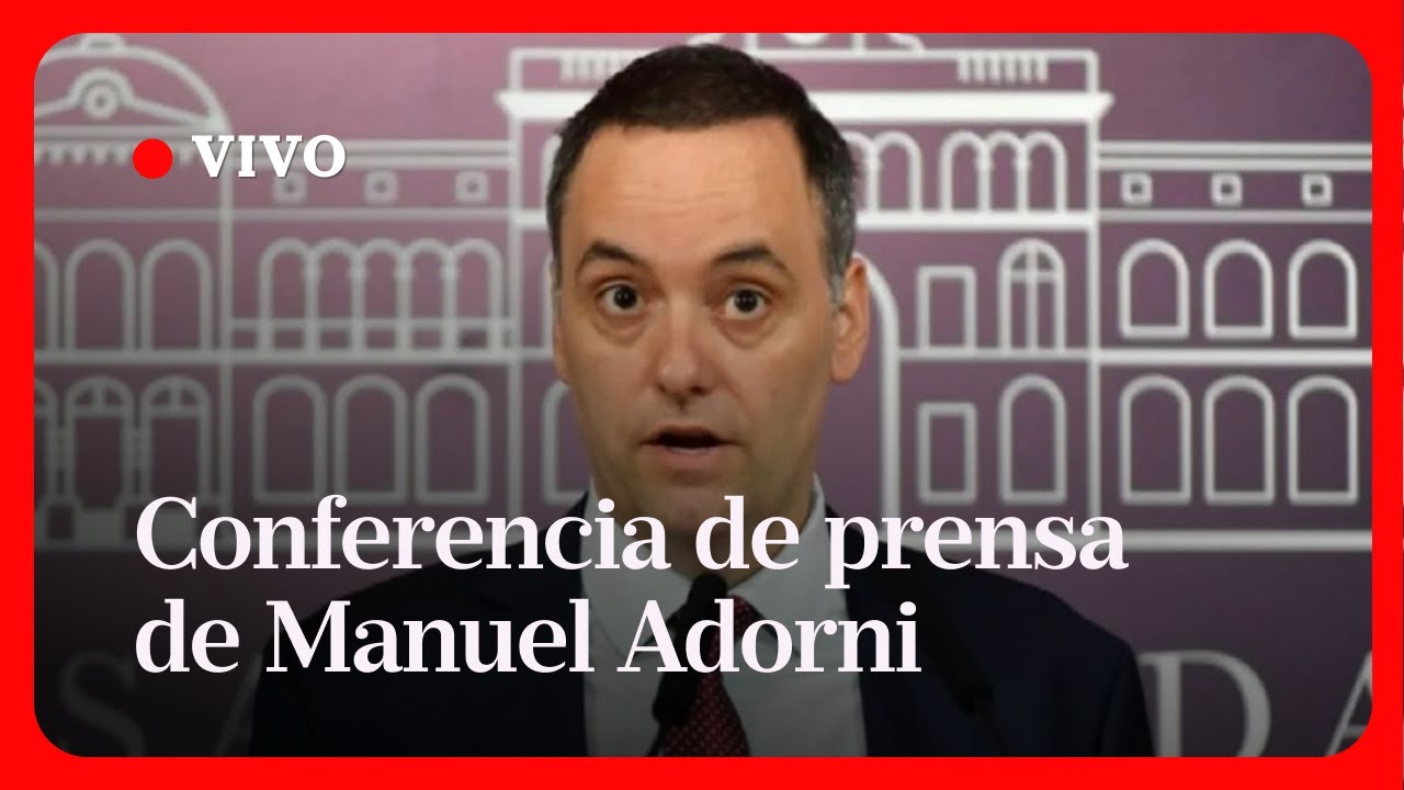 EN VIVO| Conferencia de prensa del vocero presidencial Manuel Adorni (08/08/2025)