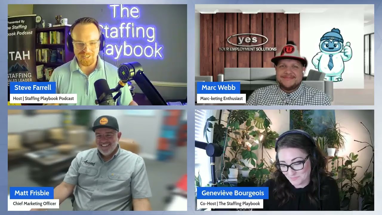 The Staffing Playbook Podcast Ep. 52 The 1-Page Marketing Plan Your Marketing Director Needs