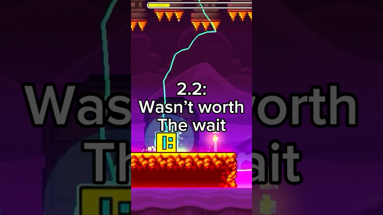 Каждое обновление Geometry Dash в 5 словах или меньше! #geometrydash #gd