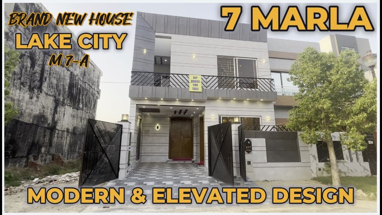 7 Marla House Lake City | Ultra Modern & Elevated Design | Lake City Lahore M7-A