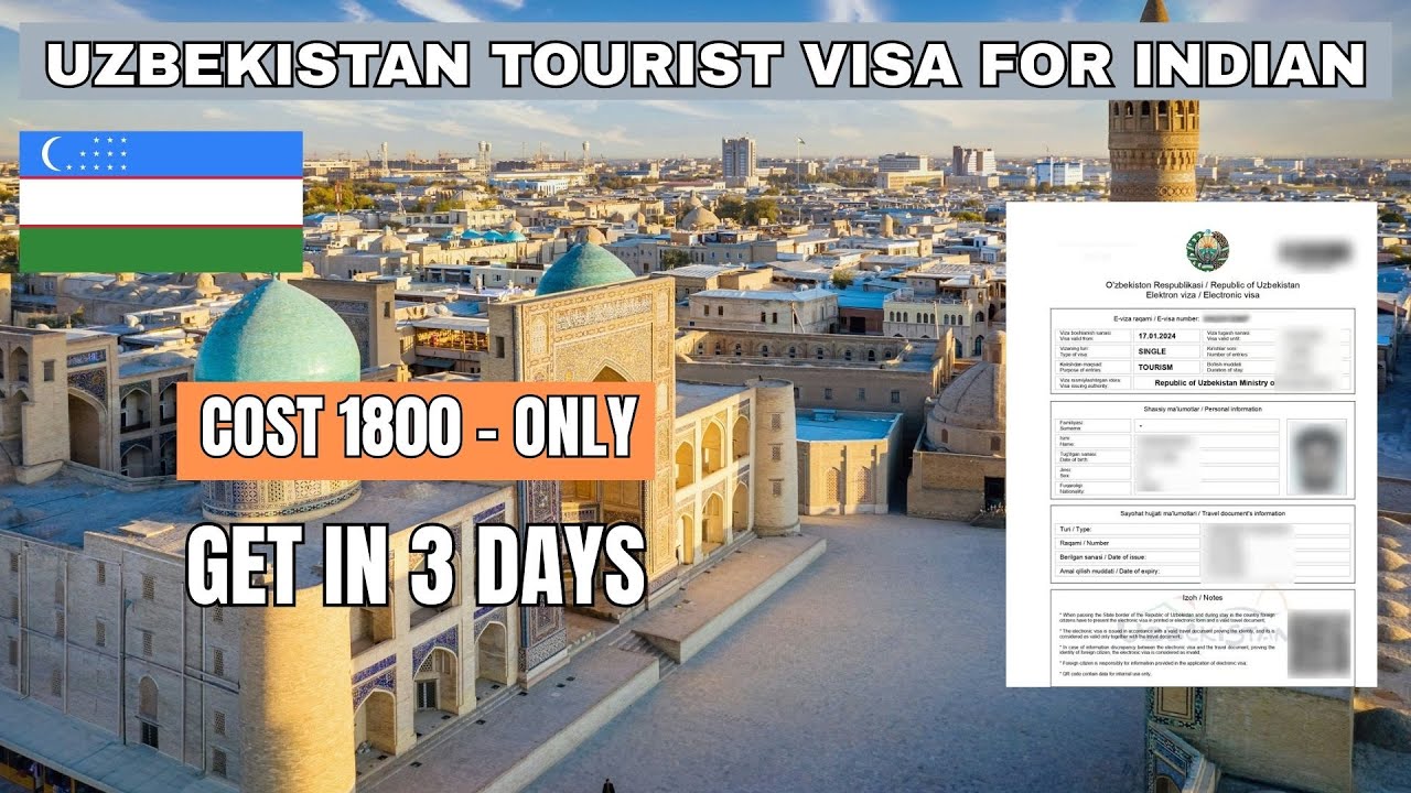 How to Get Uzbekistan eVisa for Indians (2025) | Step by Step Guide | Apply in 2 Minutes!”