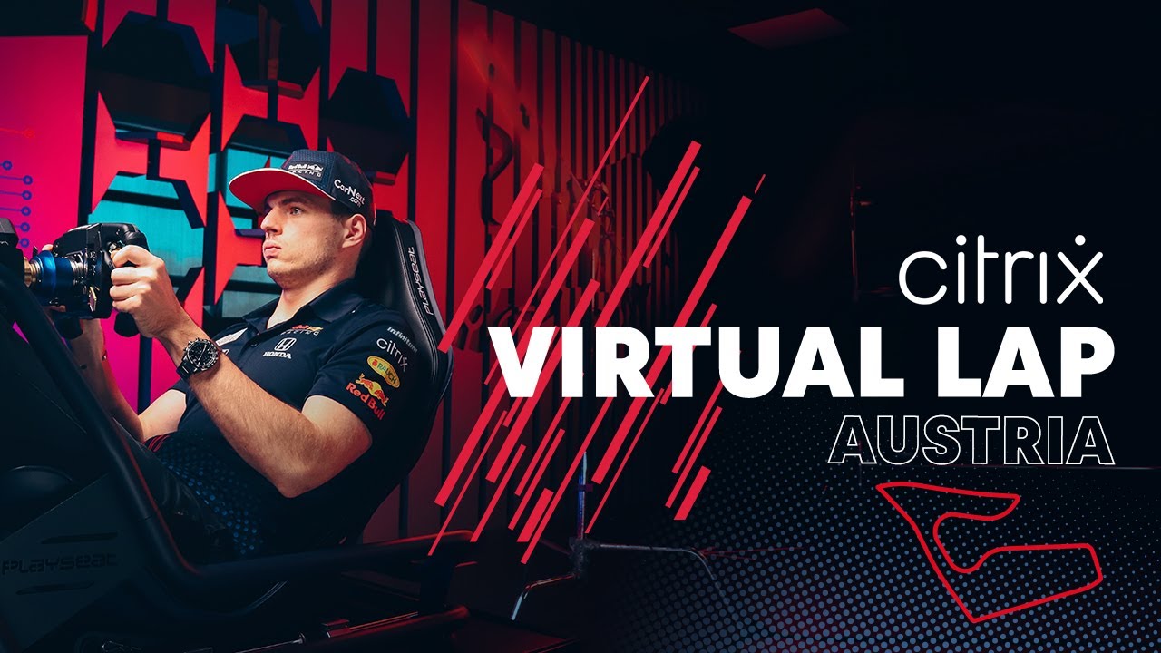@citrix Virtual Lap: Max Verstappen laps Red Bull Ring