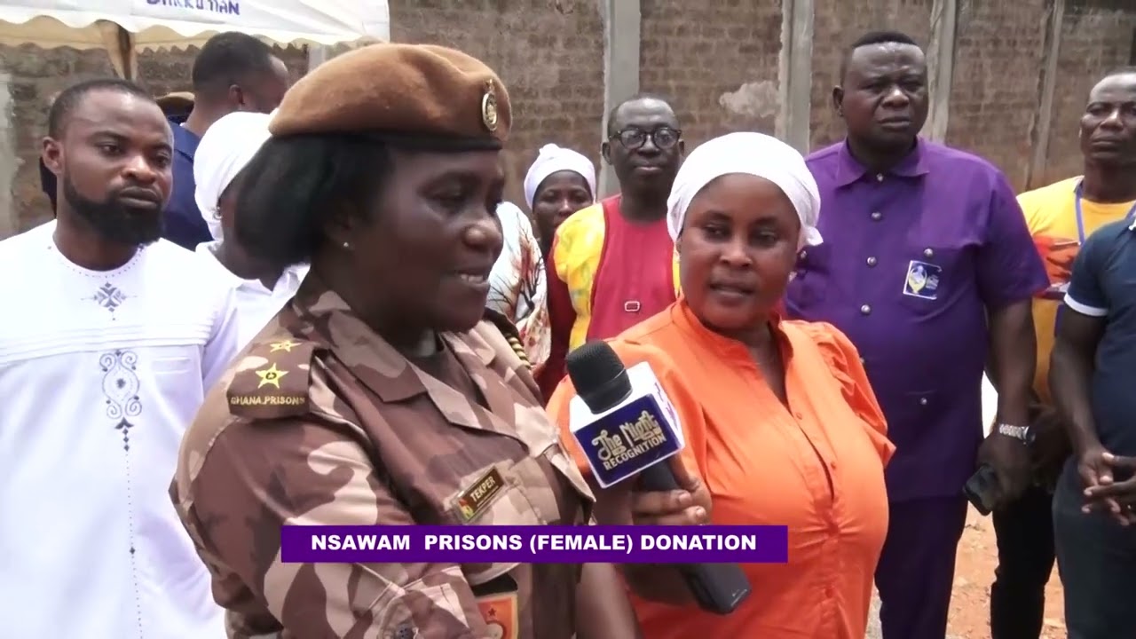 (...60th Birthday) DONATIONS TO NSAWAM FEMALE PRISONS | Stephen Adom Kyei-Duah