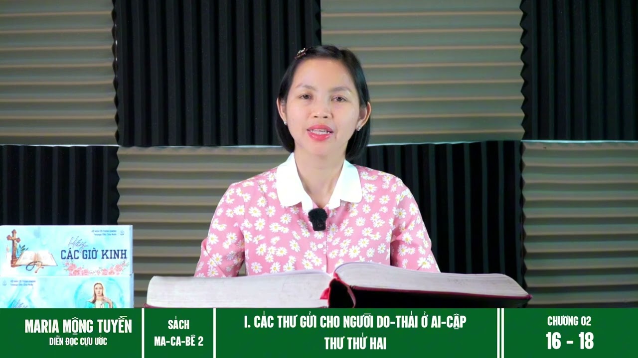 🎚 Cựu Ước | 13/02/2026 | Sách Macabê 2 - Chương 02 (2 Mcb 01, 1 - 32)