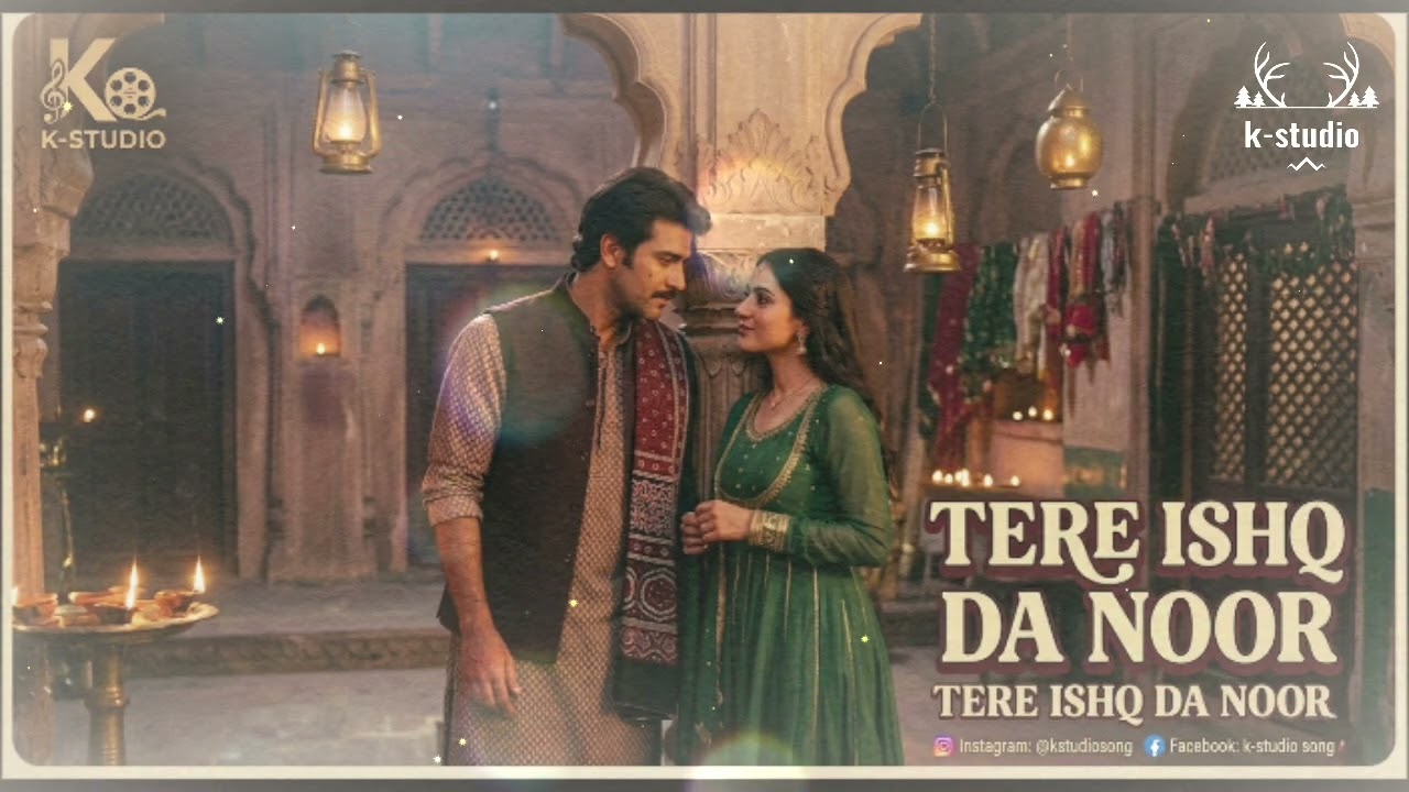 TERE ISHQ DA NOOR(80s Sufi Romantic Love Song)🌹❤️(Love Vibe) [  Love song ] Recorded by K-studio