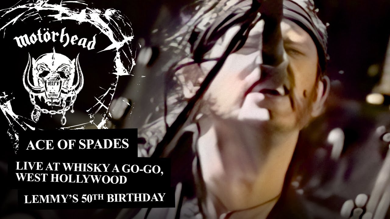 MOT&Ouml;RHEAD &ndash; ACE OF SPADES (LEMMY&rsquo;S 50TH BIRTHDAY, 1995)