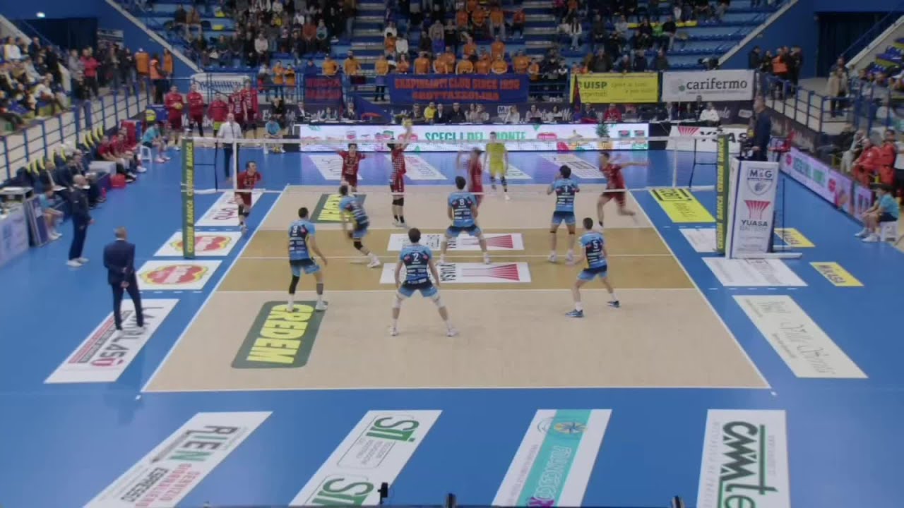 Yuasa Battery Grottazzolina vs. Cucine Lube Civitanova - Superlega Credem Banca VBTV Match Highlight
