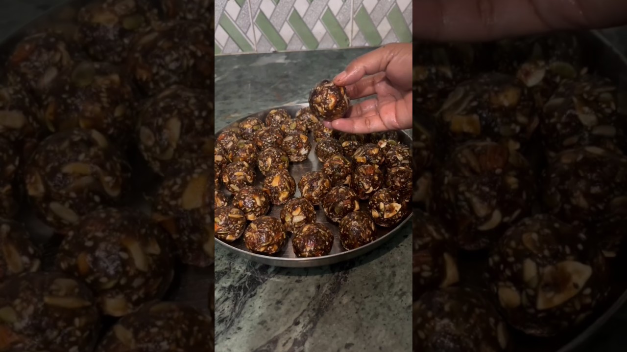How to prepare Dry fruit laddu recipe// Dates Dry fruits laddu recipe//laddu recipe//khajoor laddu
