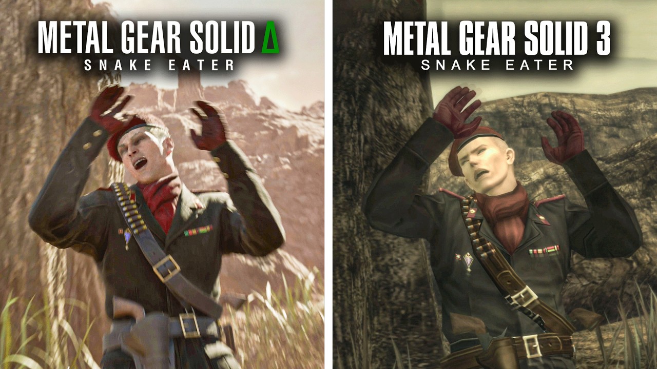 Ocelot Boss Fight Comparison - Metal Gear Solid Delta vs Original MGS3