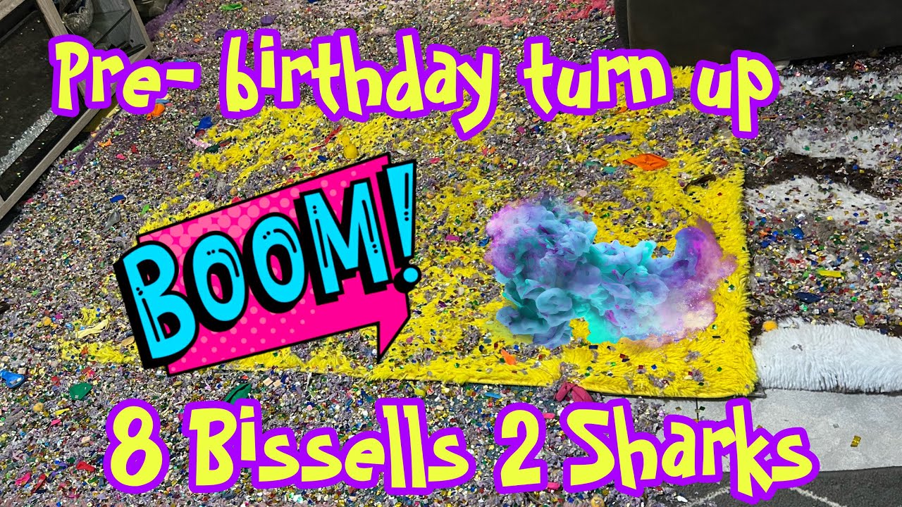 Boom 💣💥 || SURPRISE 🤯😱|| Pre Birthday 🎂 turn up || 8 Bissells  2 Sharks
