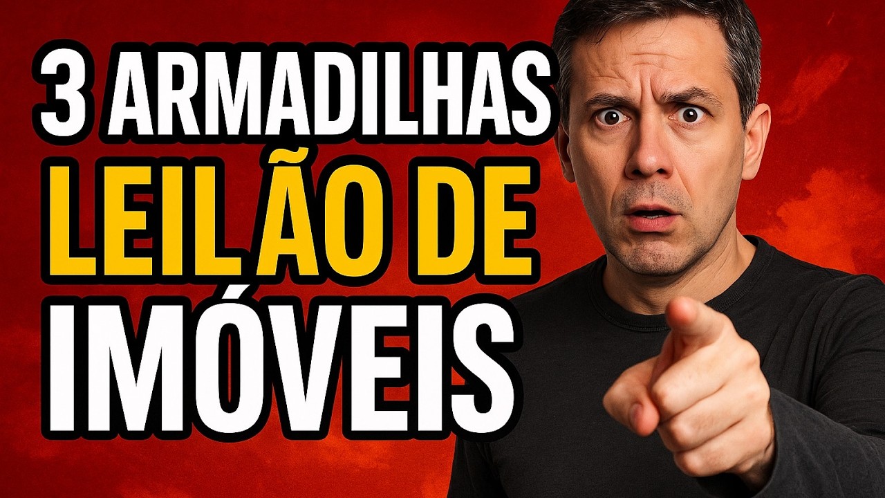 CUIDADO: 3 ARMADILHAS em LEILÃO DE IMÓVEIS que NINGUÉM te CONTA! VEJA ANTES DE INVESTIR
