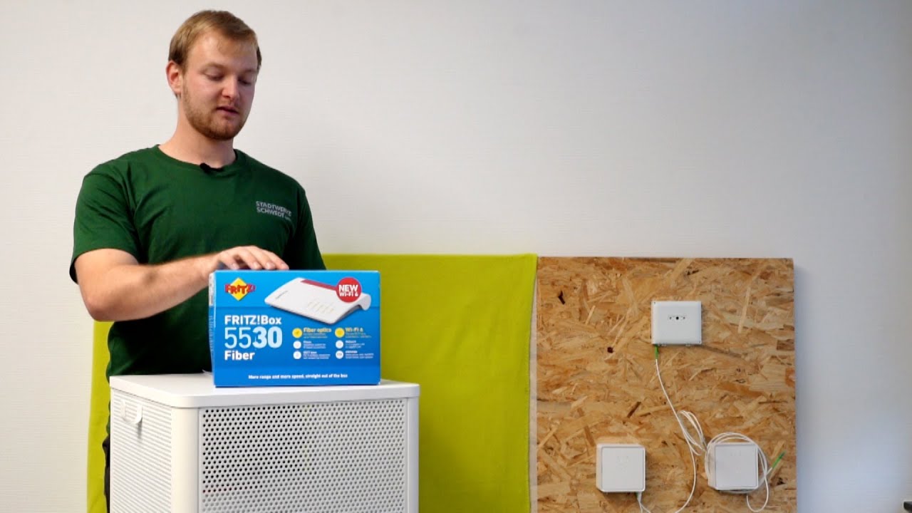 FRITZ!Box ans Glasfasernetz anschließen und einrichten – Netzgebiet e.discom Telekommunikation GmbH