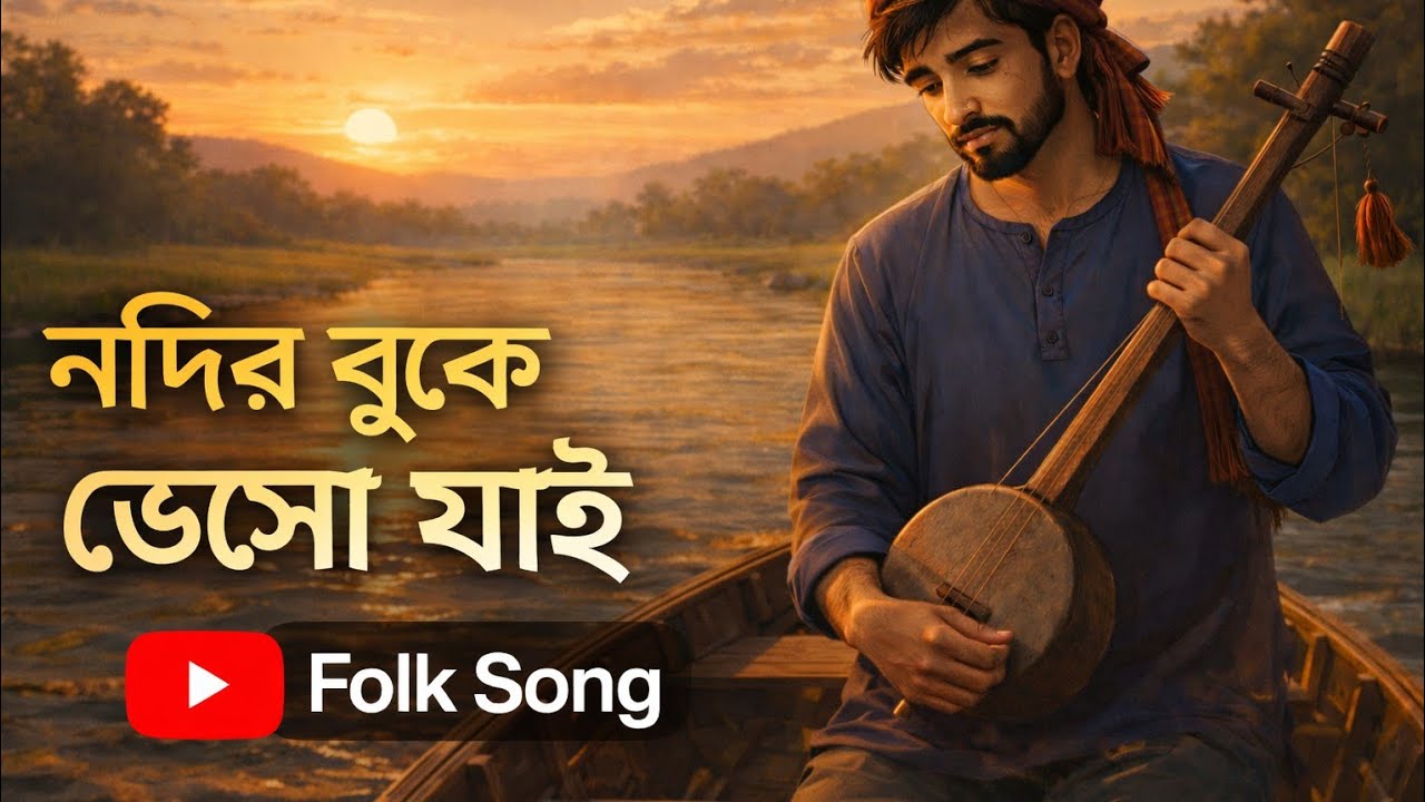 🪕নদির বুকে ভেসে যাই | Bangla Baul Folk Song 2026 | Emotional New Song