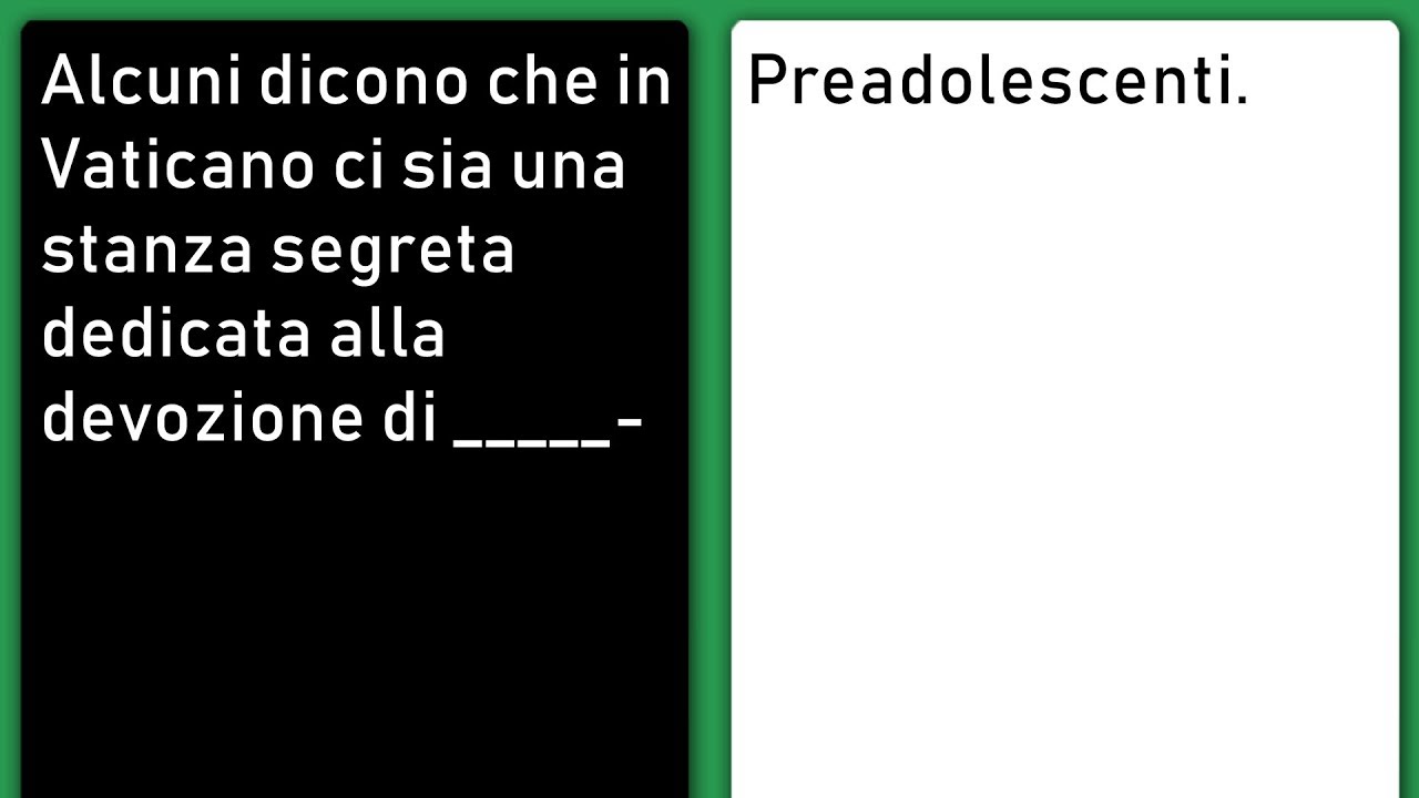 CARDS AGAINST HUMANITY È OFFENSIVO