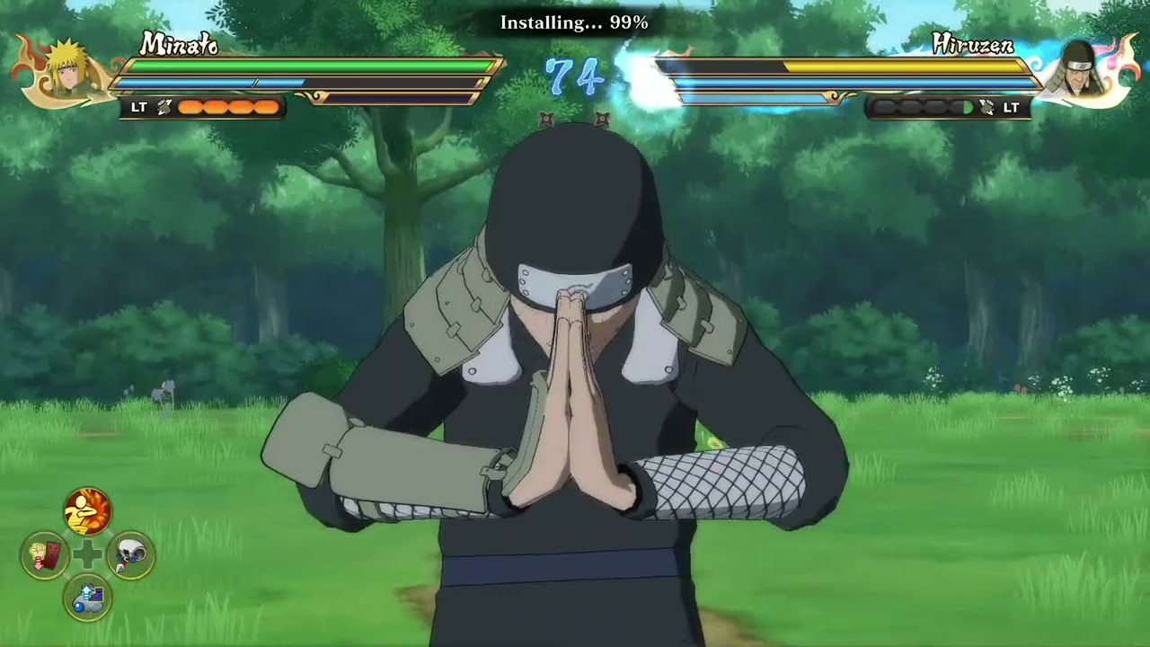 The fourth Hokage versus the third Hokage