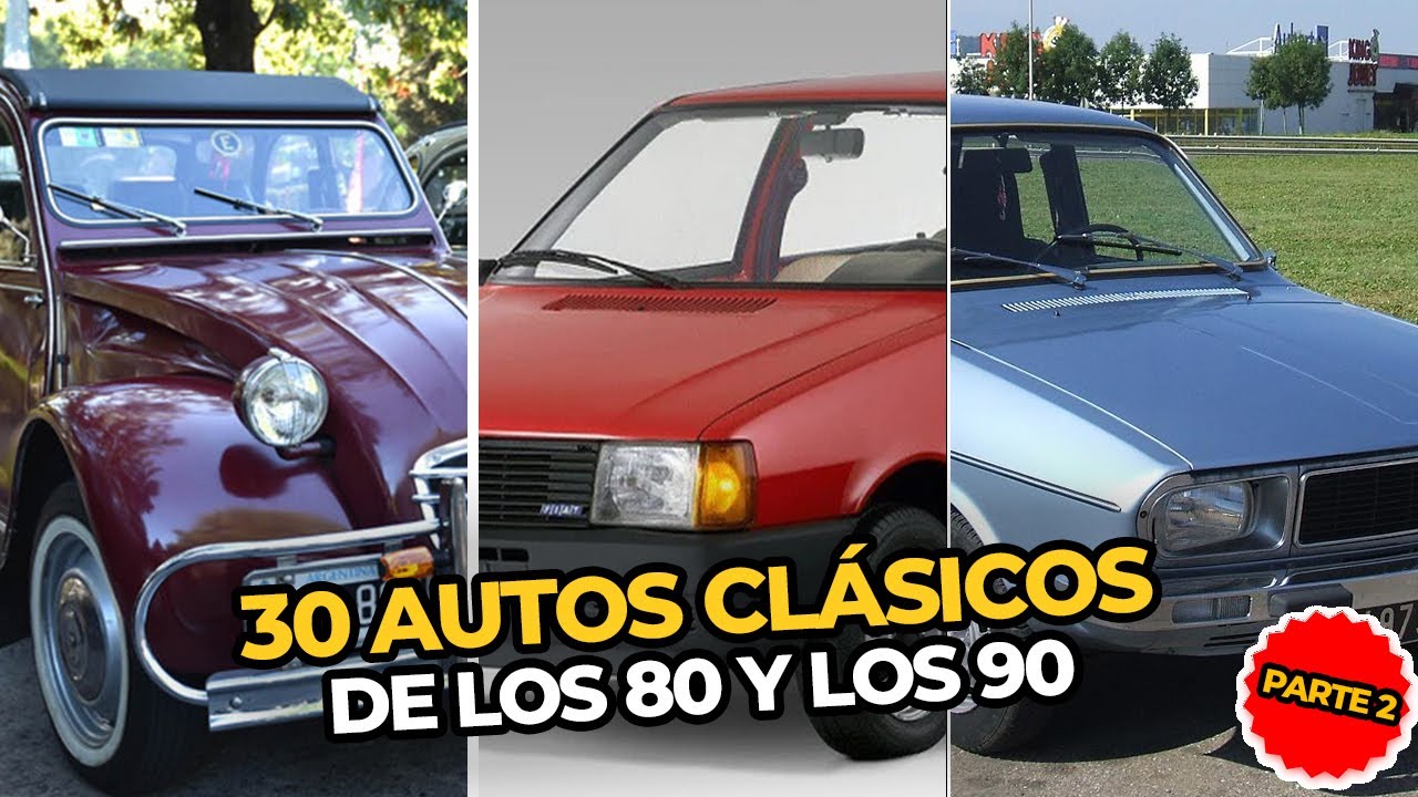 30 AUTOS CLÁSICOS de los 80 y los 90 (Parte 2 de 3) | PERDÓN, CENTENNIALS