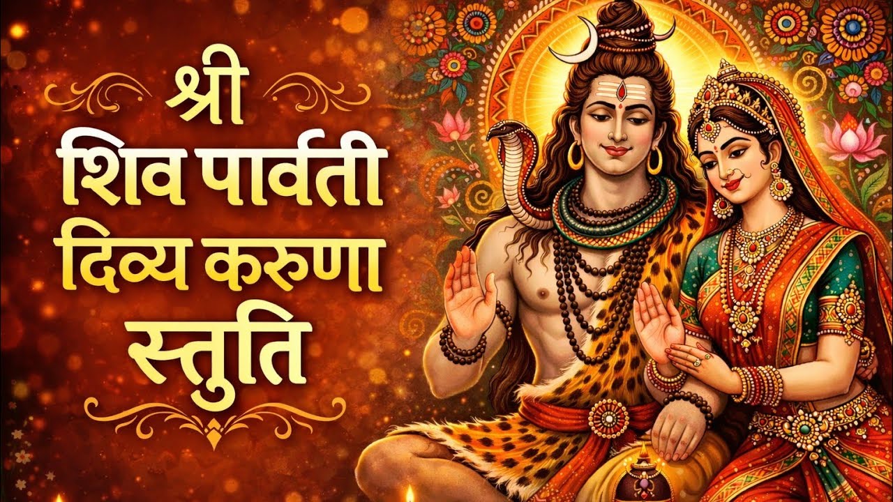 🌺शिव पार्वती करुणा स्तुति | Divine Shiva Parvati Bhajan |🌺