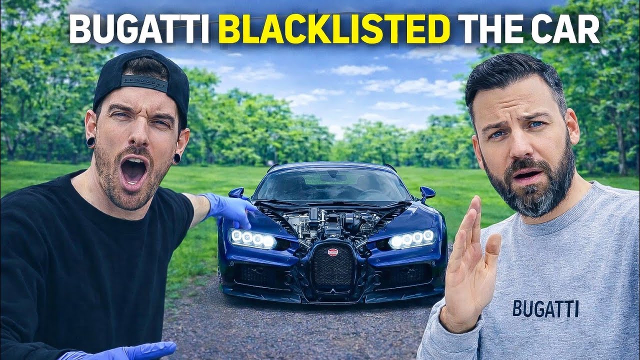 Почему Bugatti может внести этот Bugatti Chiron в чёрный список, если Мэтт Армстронг завершит рем...