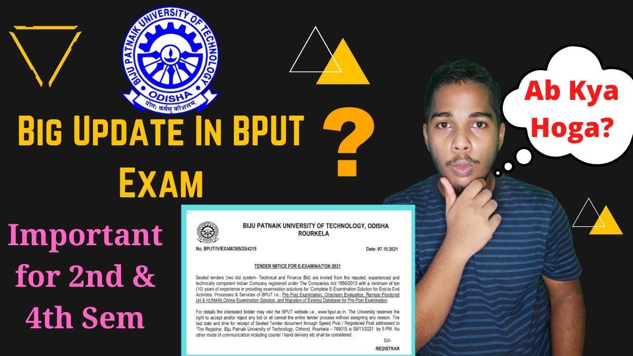 Bput 2nd & 4th sem Important update||Change in exam mode?Bput even sem exam 2021🔥