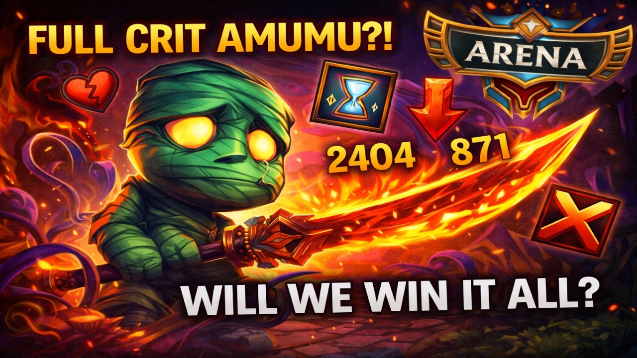 Full CRIT Amumu?! Arena Run Gets INSANE | Will We Win It All?