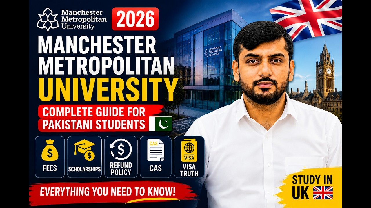 Manchester Metropolitan University 2026 🇬🇧 | Fees, Refund, CAS & Visa Truth for Pakistani Students