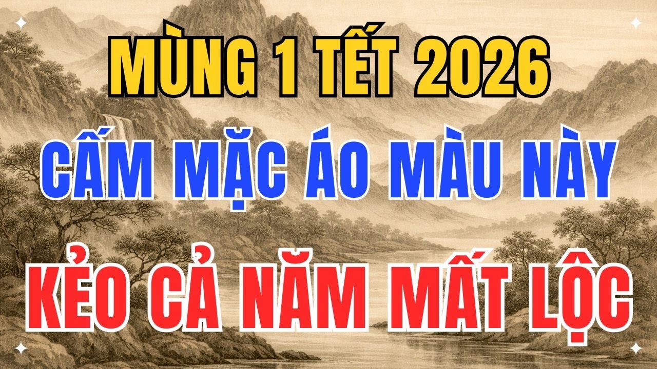 Mùng 1 Tết 2026: Mặc Nhầm Màu Áo Này, Tiền Bạc Cả Năm Khó Tụ – Rất Nhiều Người Đang Phạm