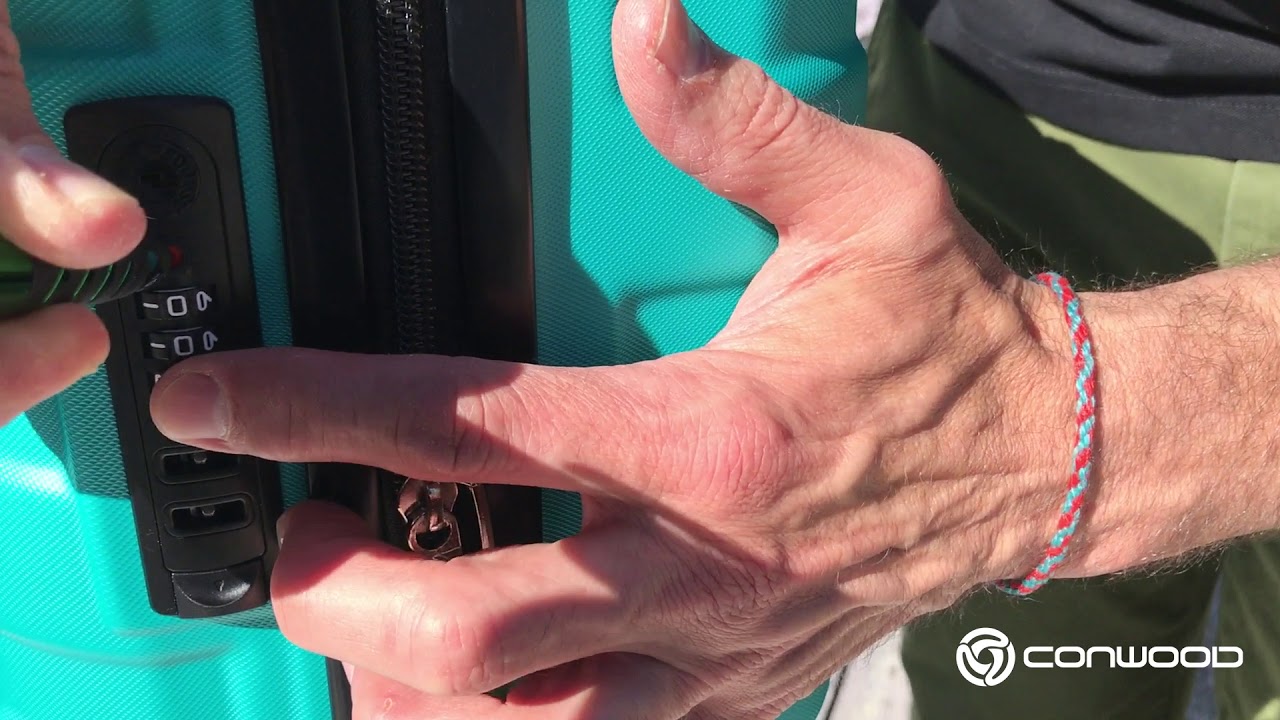 Conwood Carmel - TSA Lock Demo and Installation of Personal Code