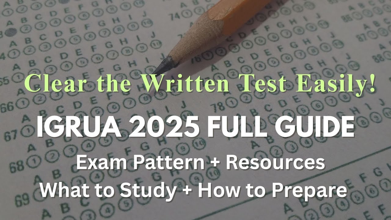 IGRUA Entrance Exam 2025 | Question Pattern, Mock Practice & Difficulty Level Explained