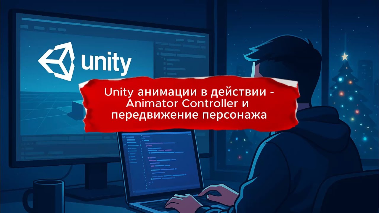 Unity анимации в действии - Animator Controller и передвижение персонажа