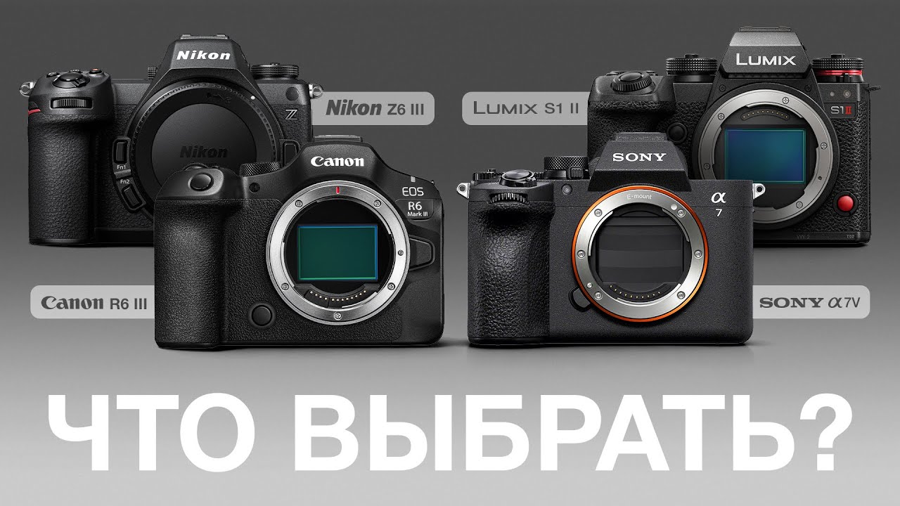 ХОЛИВАР ГОДА! Canon R6 III vs Sony a7 V vs Nikon Z6 III vs Lumix S1 II